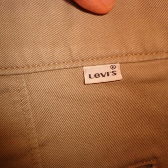 NWOT Levi's Strauss & Co. Two Horse Brand Pant W30xL32 Khaki Tan Zip/Button - Picture 5 of 15
